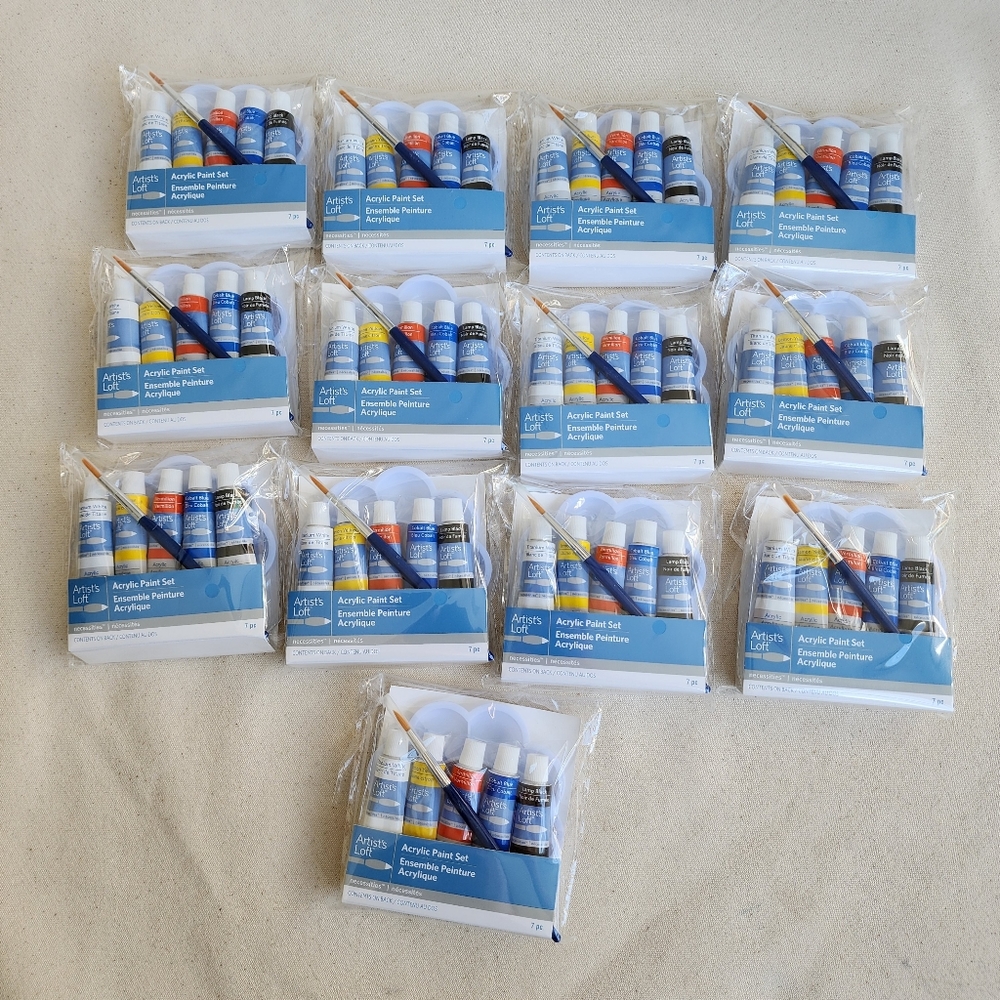 Artist's Loft Acrylic Painting Mini Set - 10 Wrapped Sets